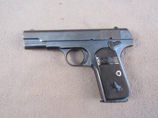 handgun: COLT Model 1903, Semi-Auto Pistol, .32, 8 shot, 4" barrel, S#397274