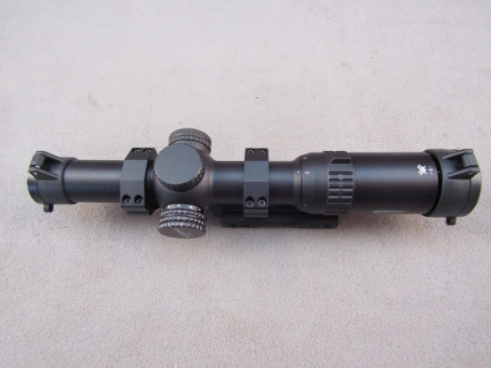 scope: Strike Eagle 1-6x24 AR-BDC Reticle scope