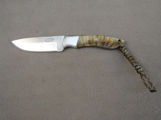 knife: C.E.K. Cutlery 440c, Sheephorn
