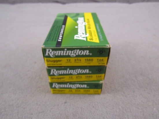 ammo: Remington 12g 1 oz slugger