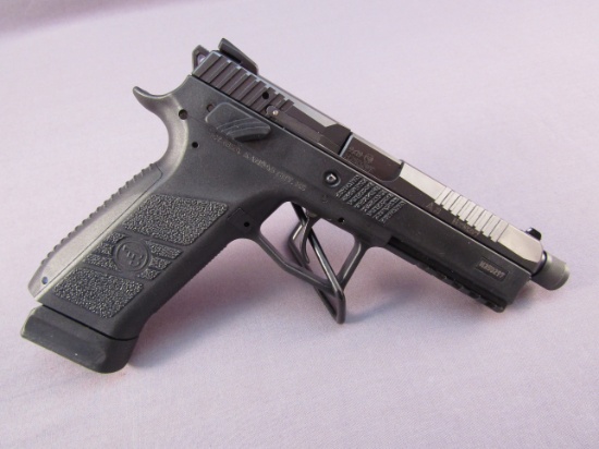 handgun: CZ Model P-09, Semi-Auto Pistol, 9x19, 19 shot, 5" barrel, S#H250297