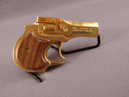 handgun: HIGH STANDARD Model Derringer, Derringer, .22mag, 2 shot, 3.5" barrel, S#GP0076