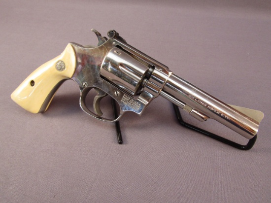 handgun: S&W Model 34-1, Revolver, .22LR, 6 shot, 4" barrel, S#M74310