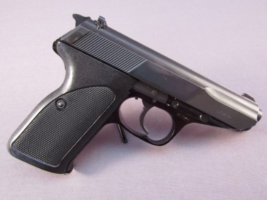 handgun: WALTHER Model P5, Semi-Auto Pistol, 9mm, 7 shot, 3.5" barrel, S#037517