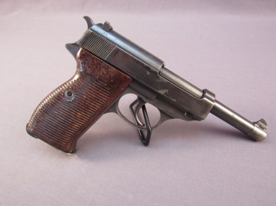 handgun: WALTHER Model P38, Semi-Auto Pistol, 9mm, 9 shot, 5" barrel, S#49