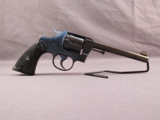 handgun: COLT Army Special, Revolver, .38spl, 6 shot, 6" barrel, S#492312