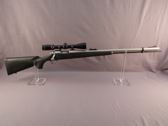 black powder: REMINGTON Model 700ML, Single Bolt-Action Shotgun, .50cal, S#ML252517