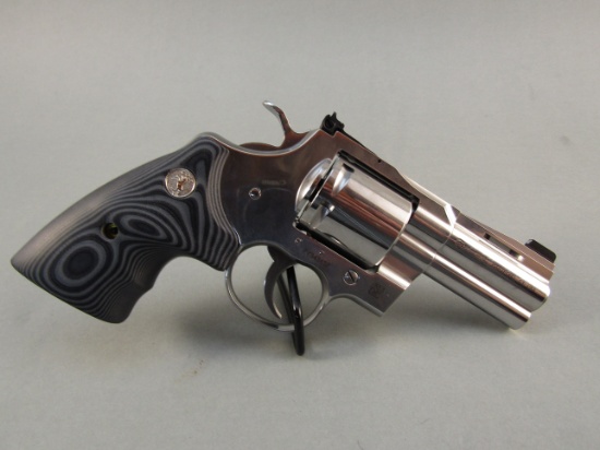 handgun: COLT Model Python, Revolver, .357, 6 shot, 3" barrel, 8.5" overall, S#PY343637