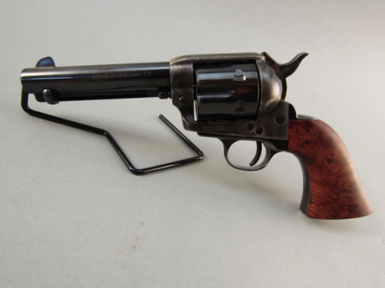 handgun: UBERTI Mod Single-Action Army New Dakota Revolver .357 6 shot 4.75" bbl 10.5" o/a S#J42477