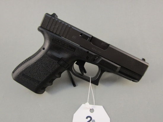 handgun: GLOCK Model 23, Semi-Auto Pistol, .40, 13 shot, 3.75" barrel, 7" overall, S#RKX700