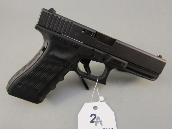 handgun: GLOCK Model 17 Gen 4, Semi-Auto Pistol, 9x19, 17 shot, 4.5" barrel, 7.5" overall, S#BCPT110