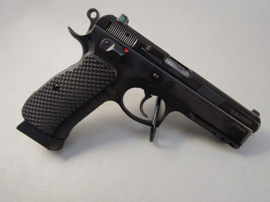 handgun: CZ Model 75 SP-01, Semi-Auto Pistol, 9mm, 18 shot, 4.5" barrel, 8" overall, S#C719899