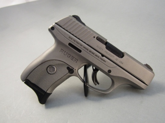 handgun: RUGER Model LC9, Semi-Auto Pistol, 9mm, 7 shot, 3" barrel, 5.5" overall, S#453-44216