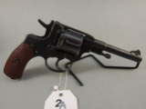 handgun: RUSSIAN Model 1895 Nagant, Revolver, 7.62Nagant, 7 shot, 4.5