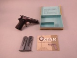 handgun: STAR Model B.M., Semi-Auto Pistol, 9mm, 8 shot, 4.25