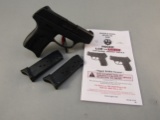 handgun: RUGER Model LC380, Semi-Auto Pistol, .380Auto, 7 shot, 3