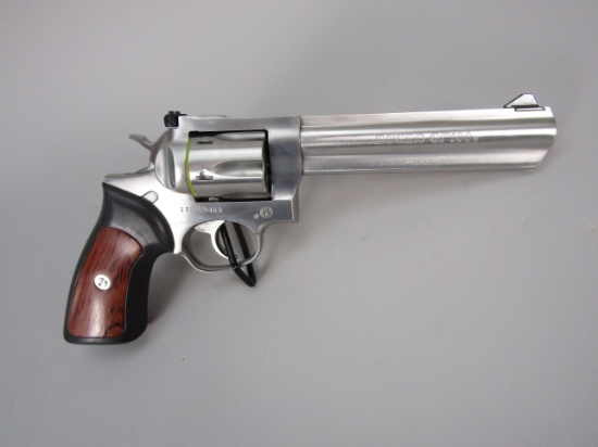 handgun: RUGER Model GP100, Revolver, .357Mag, 6 shot, 6" barrel, 11" overall, S#175-23463