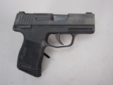 handgun: SIG SAUER Model P365, Semi-Auto Pistol, 9mm, 10 shot, 3