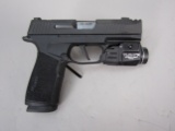 handgun: SIG SAUER Model P365, Semi-Auto Pistol, 9mm, 17 shot, 3 3/4