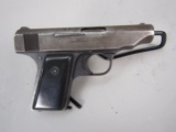 handgun: DEUTSCHE WERKE Model Pocket, Semi-Auto Pistol, 6.35mm, 7 shot, 2.75