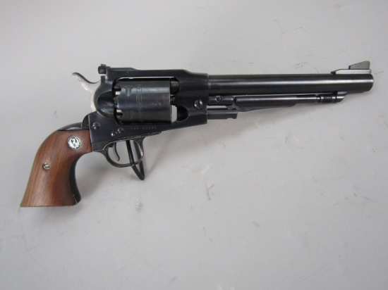 black powder handgun: RUGER Model Old Army, Revolver, .44, 6 shot, 7 1/2" bbl, 13" o/a, S#145-63344