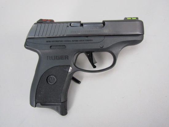 handgun: RUGER Model LC9S, Semi-Auto Pistol, 9mm, 7 shot, 3" barrel, 6" overall, S#453-25961