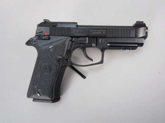 handgun: BERETTA Model 80x Cheetah, Semi-Auto Pistol, .380, 13 shot, 4" bbl, 7" overall, S#Y008481X