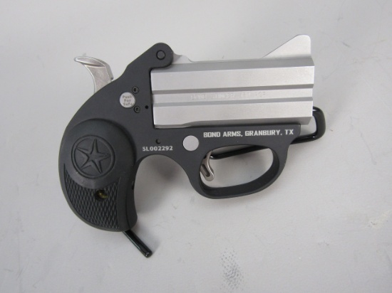 handgun: BOND ARMS Model Stinger, Derringer, .380, 2 shot, 3" barrel, 5" overall, S#SL002292