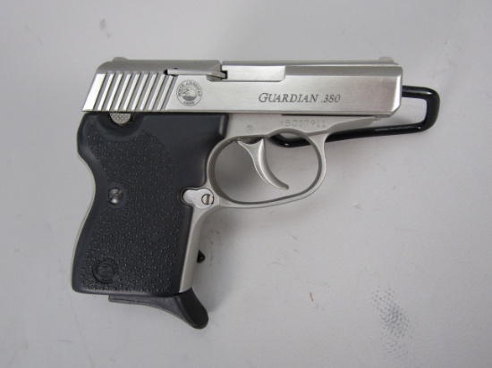 handgun: NORTH AMERICAN ARMS Model Guardian 380, Semi-Auto Pistol .380 7shot 2.5"bbl 5"o/a S#BC07911