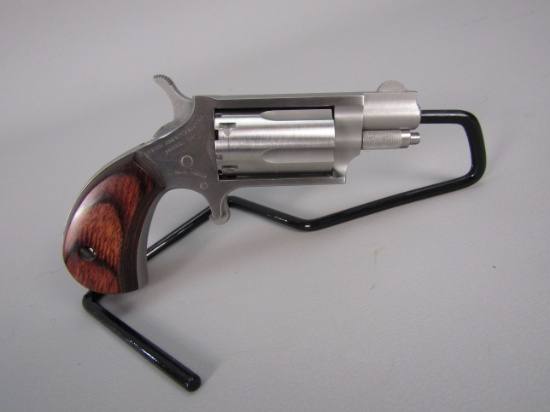 handgun: NORTH AMERICAN ARMS Model NAA-22MS, Revolver, .22Mag, 5 shot, 1" bbl, 4 3/4" o/a, S#E213805