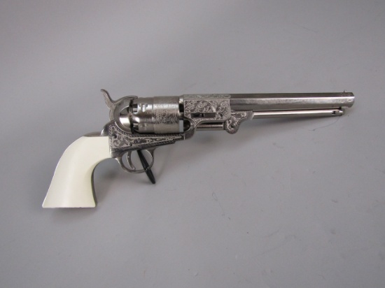 black powder handgun: FILLI PIETTA Model 1860, Revolver, .44, 6 shot, 7 1/2" bbl, 13" o/a, S#777067