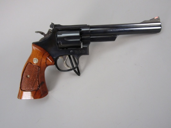 handgun: S&W Model 19-5, Revolver, .357 S&W Mag, 6 shot, 6" barrel, 11 1/2" overall, S#AUM9492