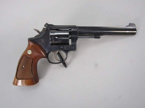 handgun: S&W Model 17-3, Revolver, .22LR, 6 shot, 6" barrel, 11" overall, S#5K80984