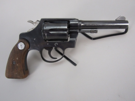 handgun: COLT Model Police Positive Special, Revolver, .38spl, 6 shot, 4" bbl, 9" overall, S#973501