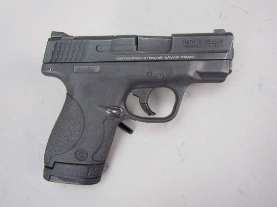handgun: S&W Model 9 M&P Shield, Semi-Auto Pistol, 9mm, 8 shot, 3" barrel, 6" overall, S#HRS4666