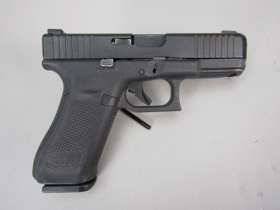 handgun: GLOCK Model 45, Semi-Auto Pistol, 9mm, 17 shot, 3 7/8" barrel, 7 1/4" overall, S#BLBG192