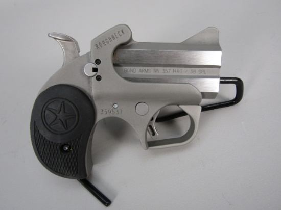 handgun: BOND ARMS Model Roughneck, Derringer, .357, 2 shot, 2 1/2" barrel, 4 1/2" overall, S#359537