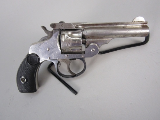 handgun: H&R Model Top Break, Revolver, .32Short, 5 shot, 3" barrel, 6 1/2" overall, S#87404