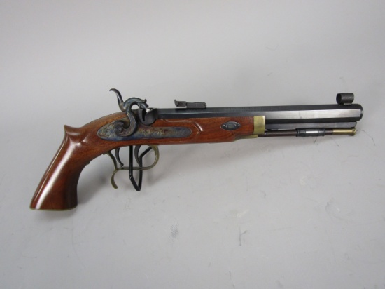 black powder handgun: TCA Model New Hampshire, Single-Shot Pistol .45 1 shot 9" bbl 15" o/a S#19565