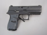 handgun: SIG SAUER Model P320, Semi-Auto Pistol, 9mm, 15 shot, 4 3/4