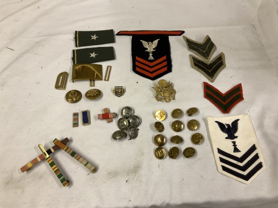 Uniform Badges, Buttons, Buckle, Bars and Patches