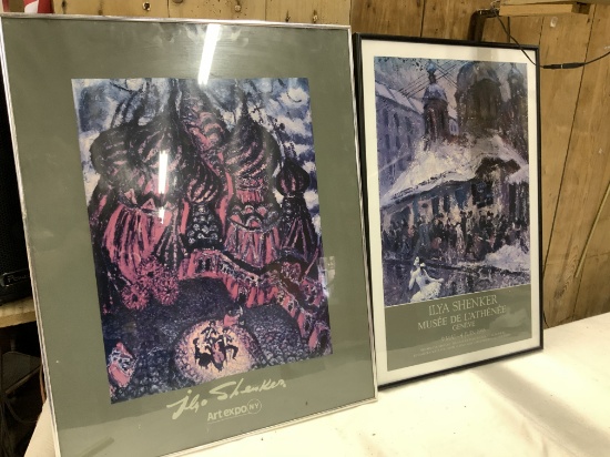 2 Posters- Ilya Shenker Art Expo and Musee De L'Athenee