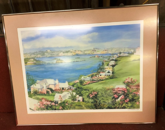 Framed Lithograph