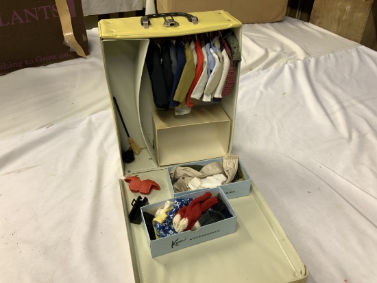 Vintage Ken Doll Wardrobe Case
