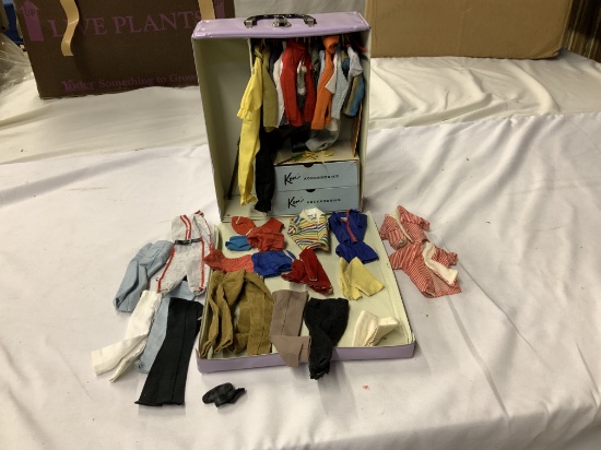 Vintage Ken Doll Wardrobe Case