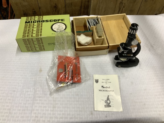 Vintage Selsi Microscope