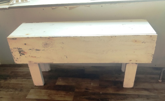 Primitive Style Wooden Bench