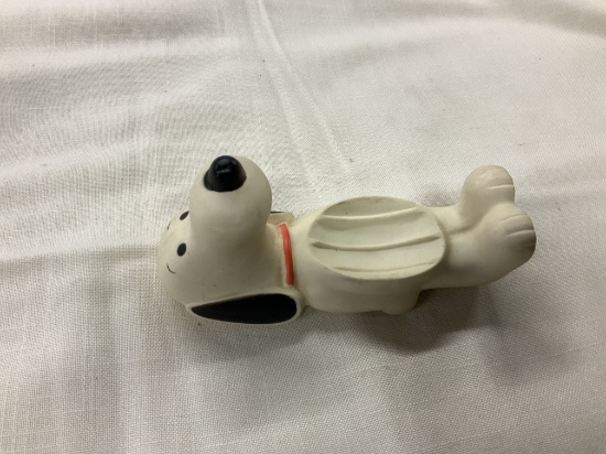 Vintage Snoopy Rubber Soap Dish