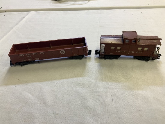 American Flyer Gondola Car & Caboose 930