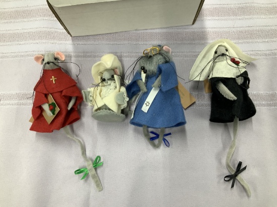 Collection of Church Mice Ornaments